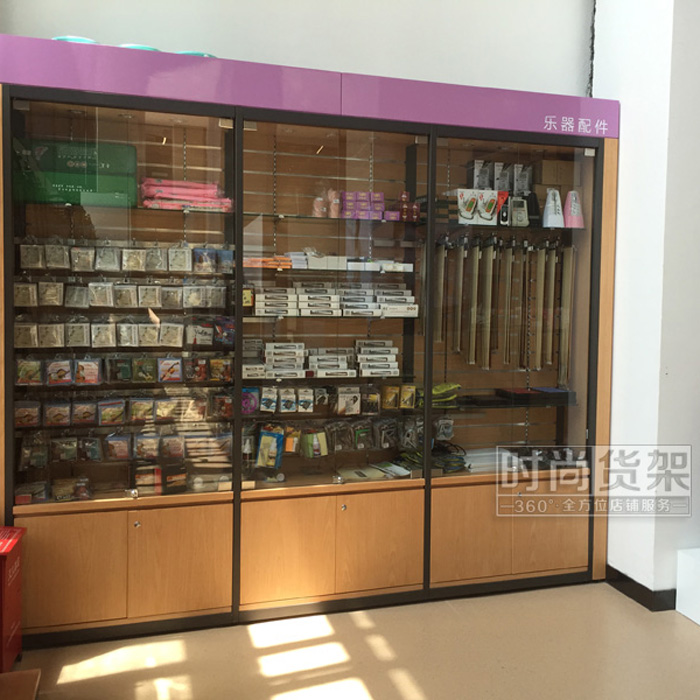 文具店樂(lè)器配件展示柜